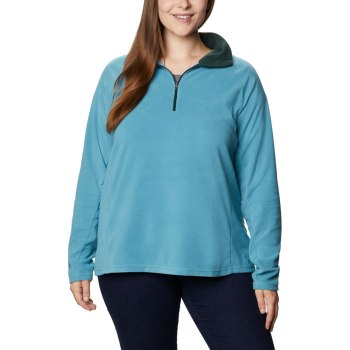 Columbia Sweater Dames, Glacial IV 1/2 Zip Plus Size Blauw, 49STXJDEY